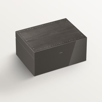 Santos de Cartier three watch and cufflink box Santos de Cartier three watch and cufflink box