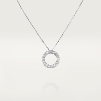 Silver top cartier necklace