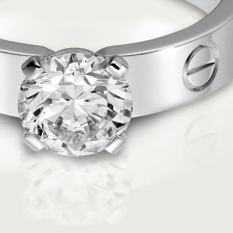 Cartier love solitaire hot sale