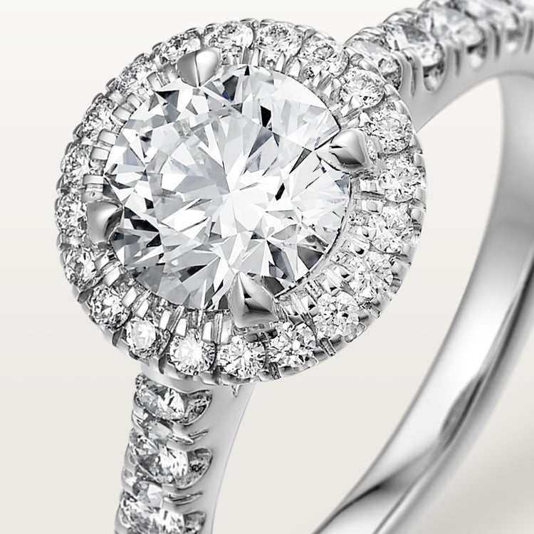 Cartier destinée solitaire top platinum diamonds price