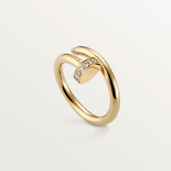 Cartier nail ring rose gold discount