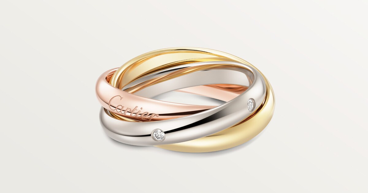 Cartier トリニティ ダイヤモンド5石　TRINITY 5DIAMONDS Trinity ring, classic model, 5 diamonds - Trinity | Cartier Thailand
