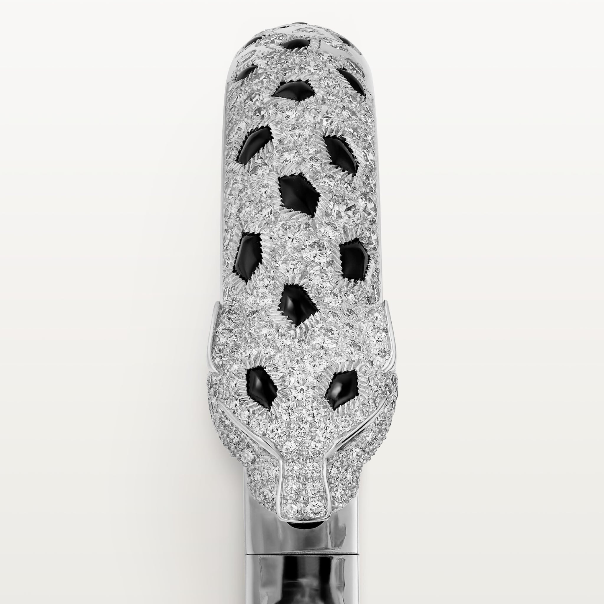 Panth&egrave;re de Cartier bracelet, medium model, half-paved, image 7