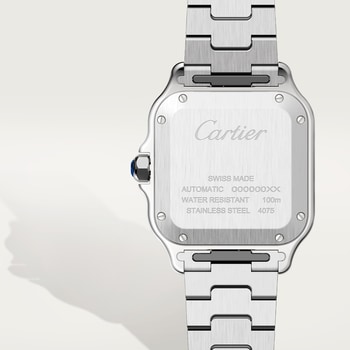 Reloj cartier stainless discount steel back precio