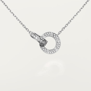 CRB7224528 LOVE necklace Rose gold diamonds Cartier