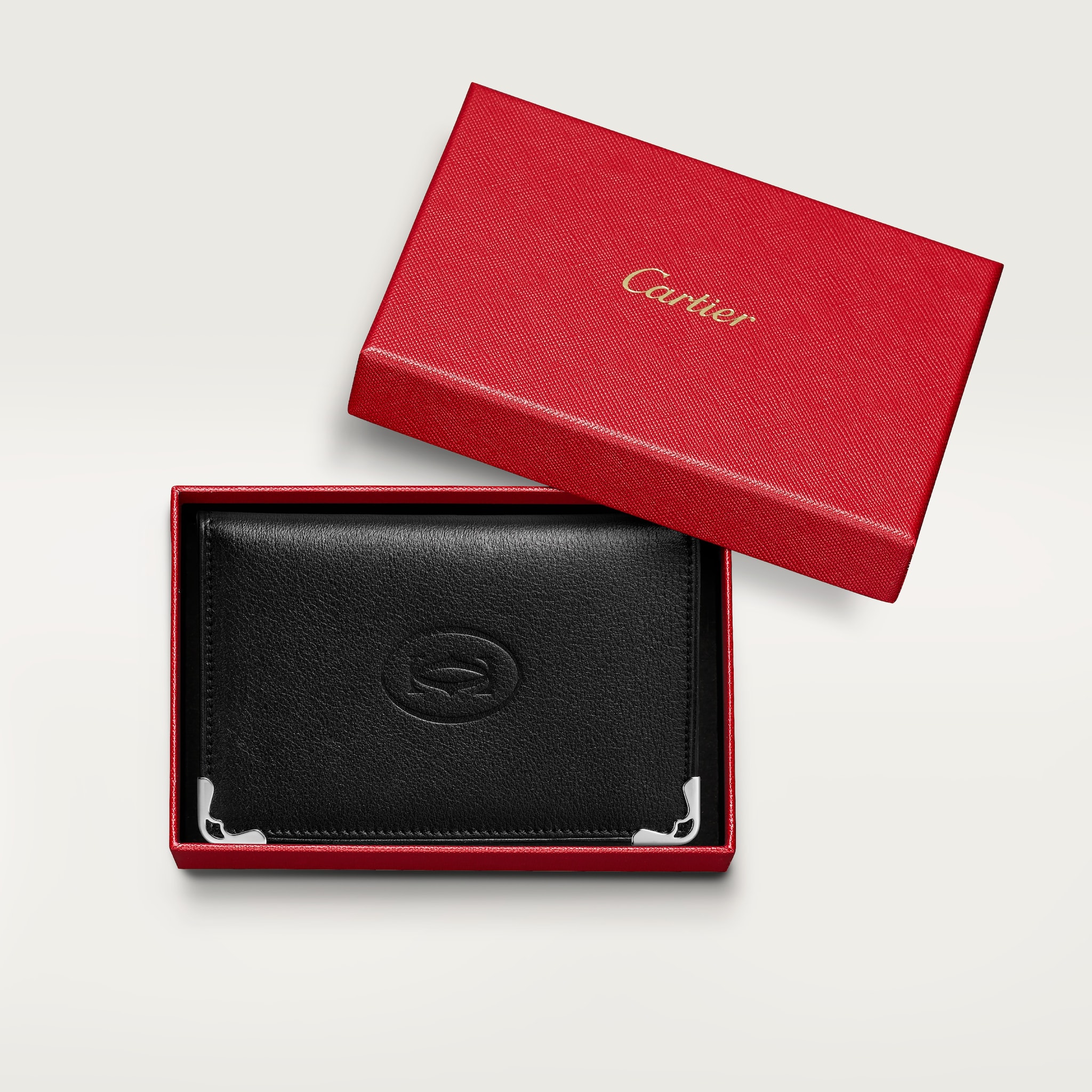 Cartier ブラックレザー折り財布　美品 楽天市場】【財布】Cartier カルティエ パンテール 3つ折長財布 レザー