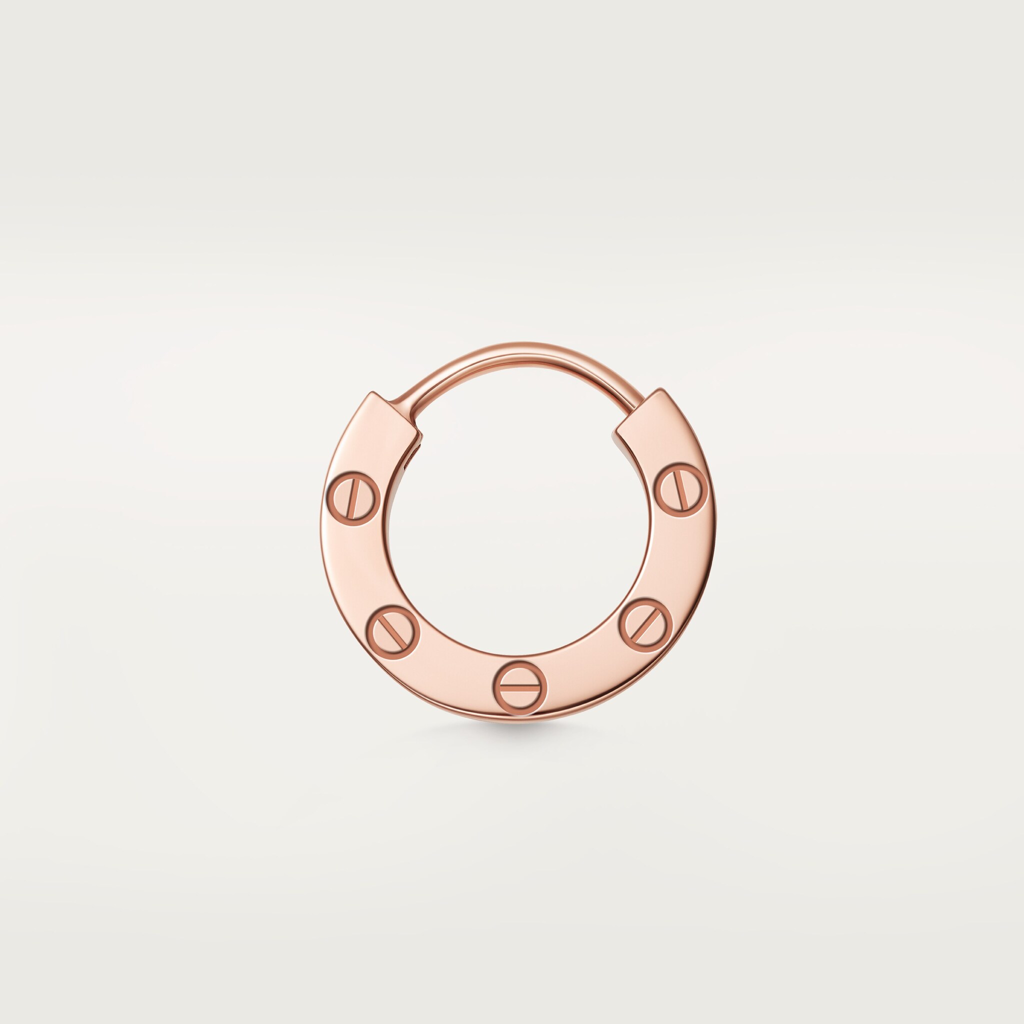 アクセサリー LOVE SINGLE HOOP EARRING CRB8301423 - LOVE single earring - Yellow gold - Cartier