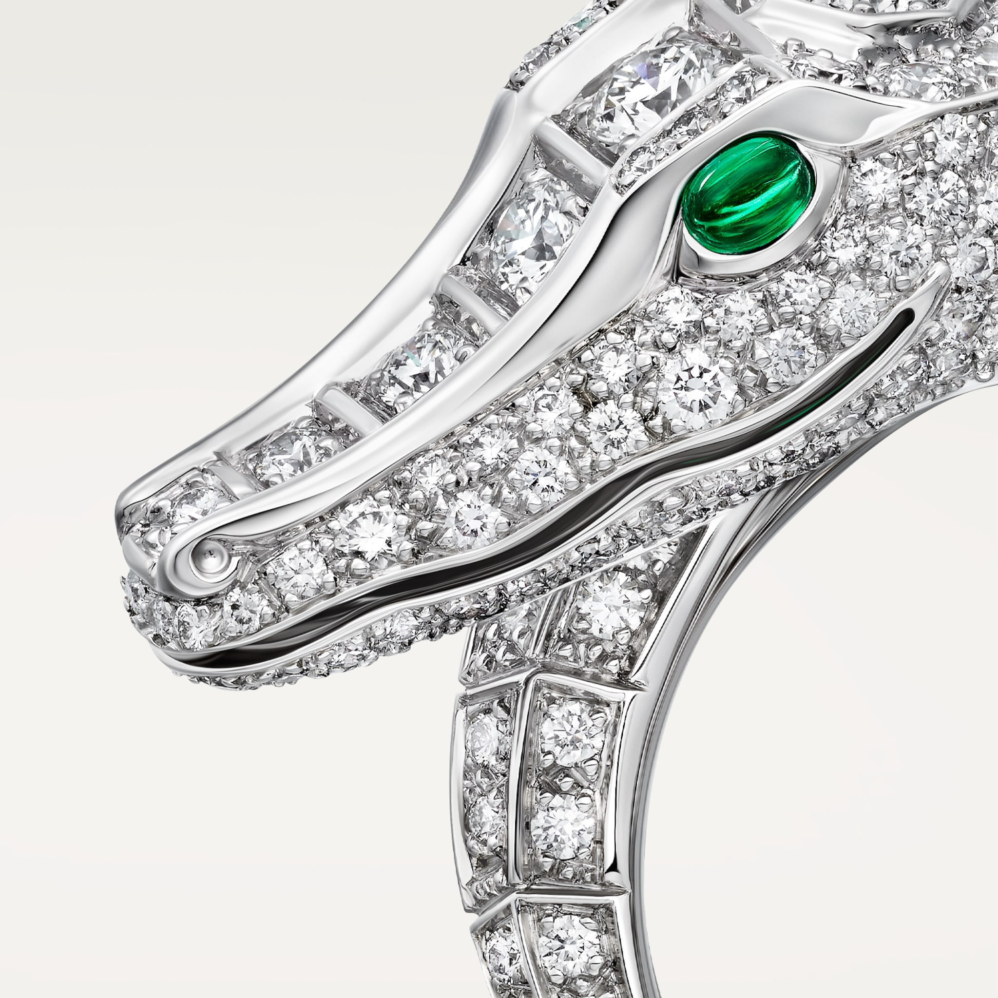 Faune et Flore de Cartier ring, paved