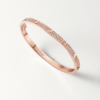 #LOVE# bracelet, small model, paved #LOVE# bracelet, small model, paved