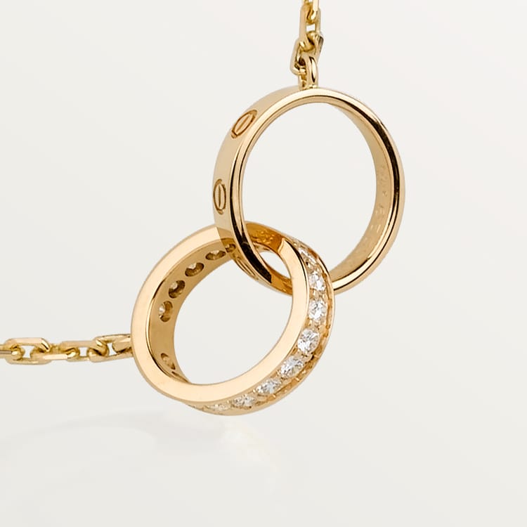 CRB7013800 LOVE necklace diamonds Yellow gold diamonds Cartier