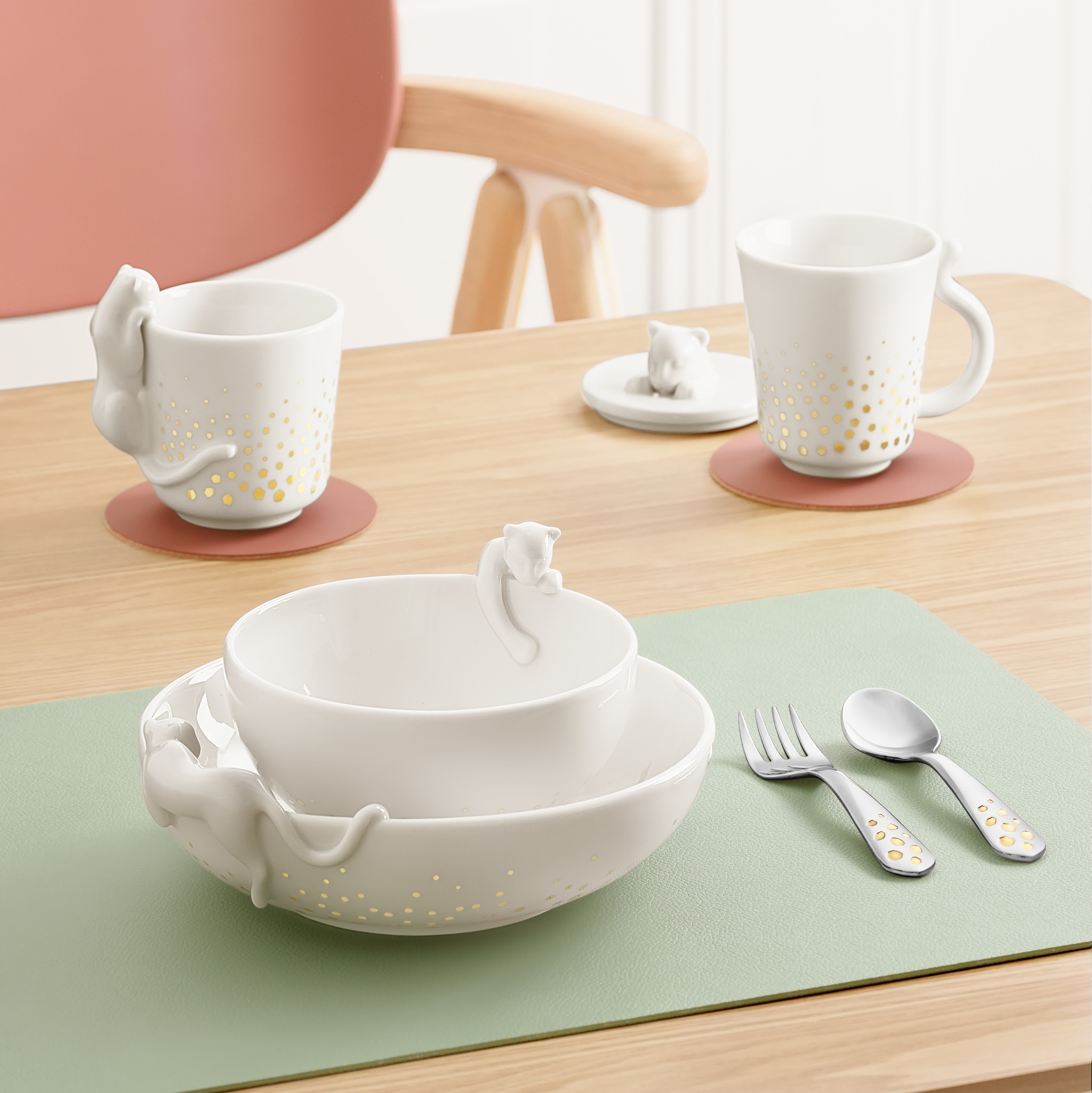 Cartier Baby Panth&egrave;re cutlery set