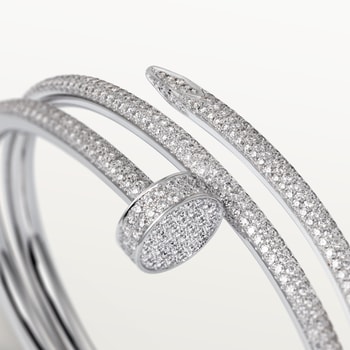 Juste un Clou bracelet, double, half-paved Juste un Clou bracelet, double, half-paved