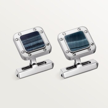 Diamond sales cufflinks cartier