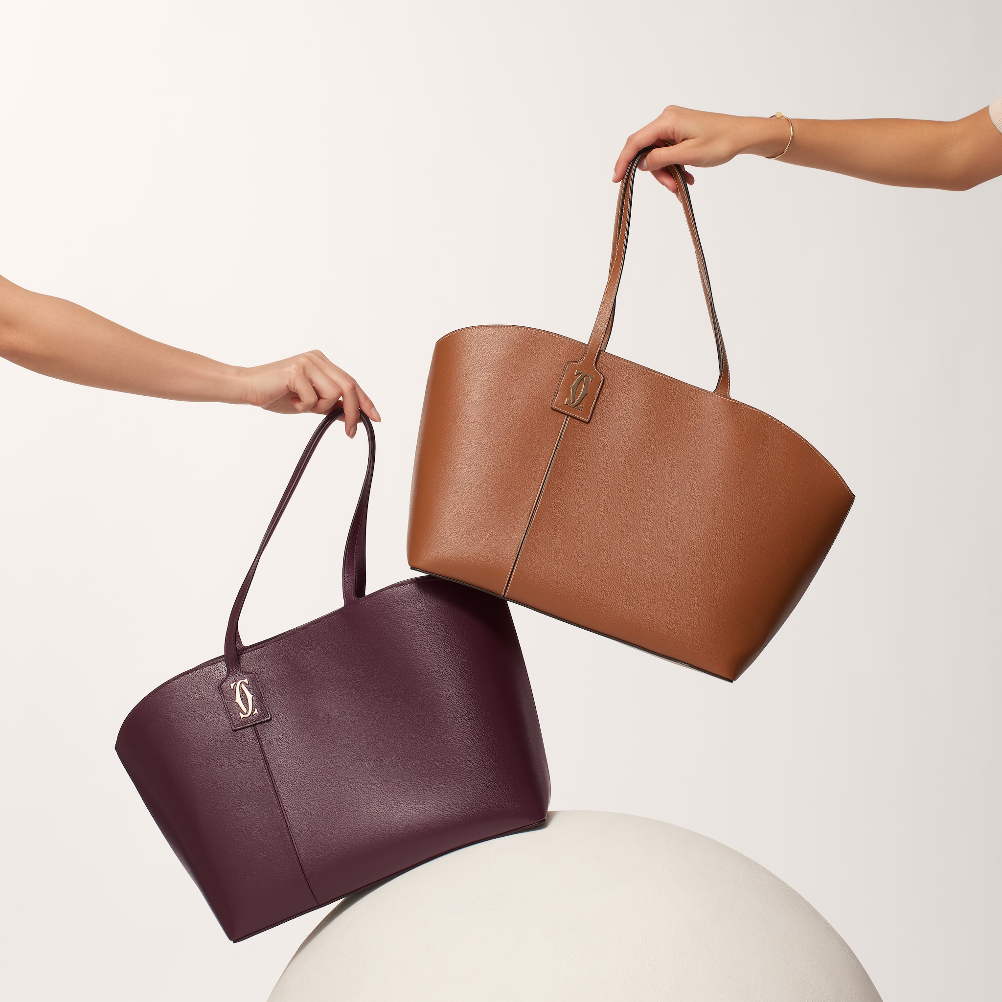 Tote bag, C de Cartier