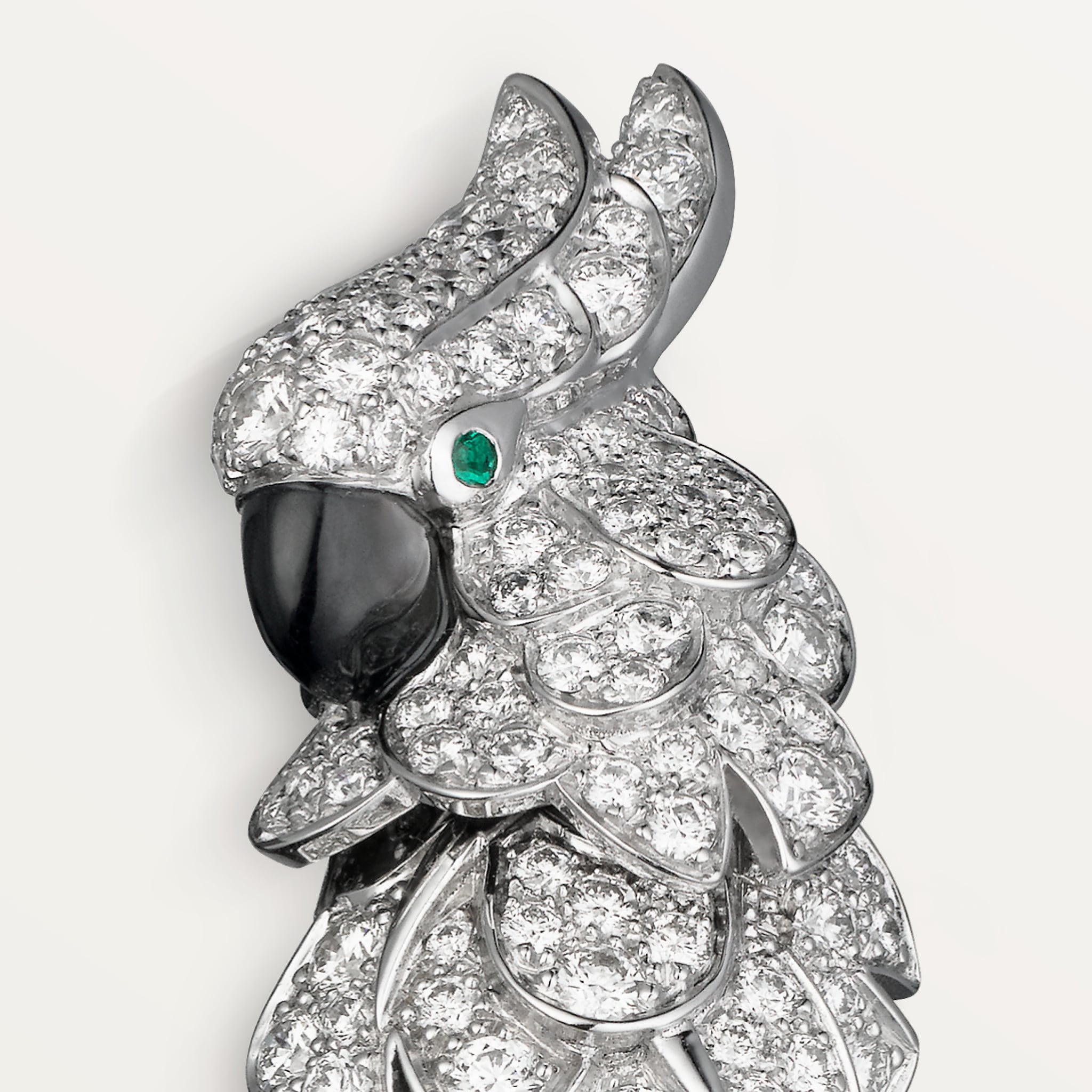 Faune et Flore de Cartier earrings, paved