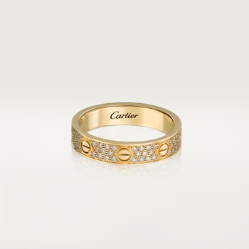 #LOVE# ring, small model, paved #LOVE# ring, small model, paved