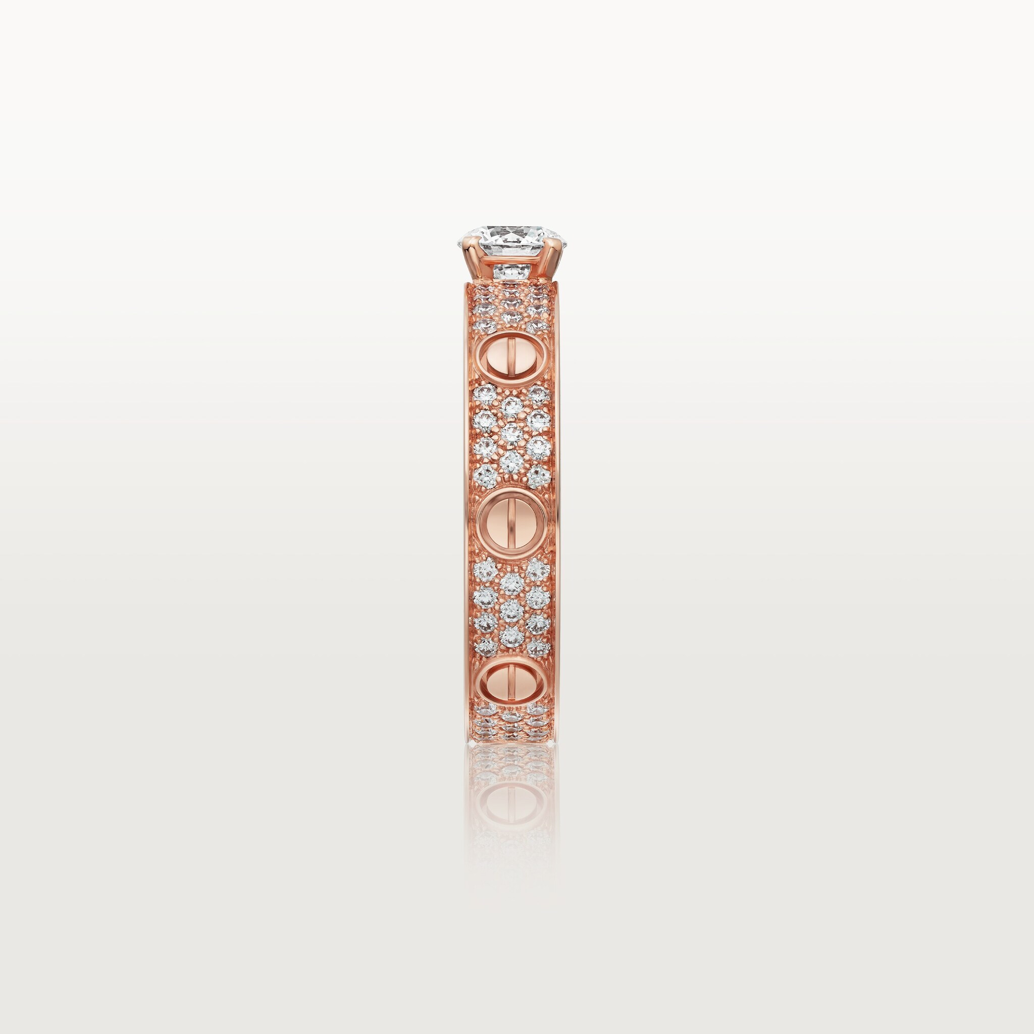 #LOVE# tektaş, yuvarlak kesim pırlanta, pave , resim 8