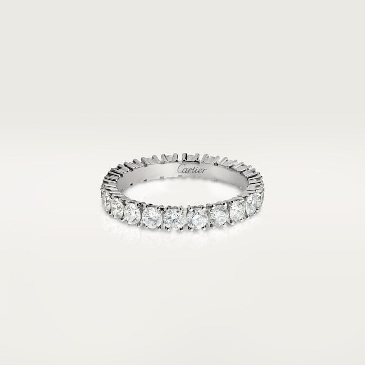 CRN4127300 Cartier Destinee wedding band Platinum diamonds Cartier
