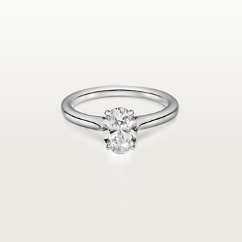 1895 solitaire, oval-cut diamond 1895 solitaire, oval-cut diamond