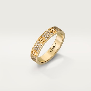 #LOVE# ring, small model, paved #LOVE# ring, small model, paved