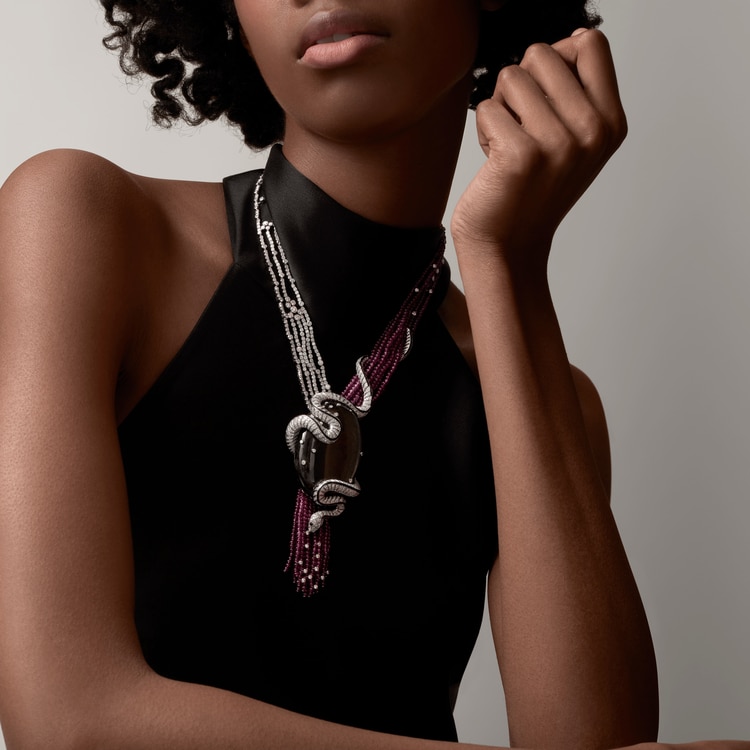 Cartier snake necklace discount
