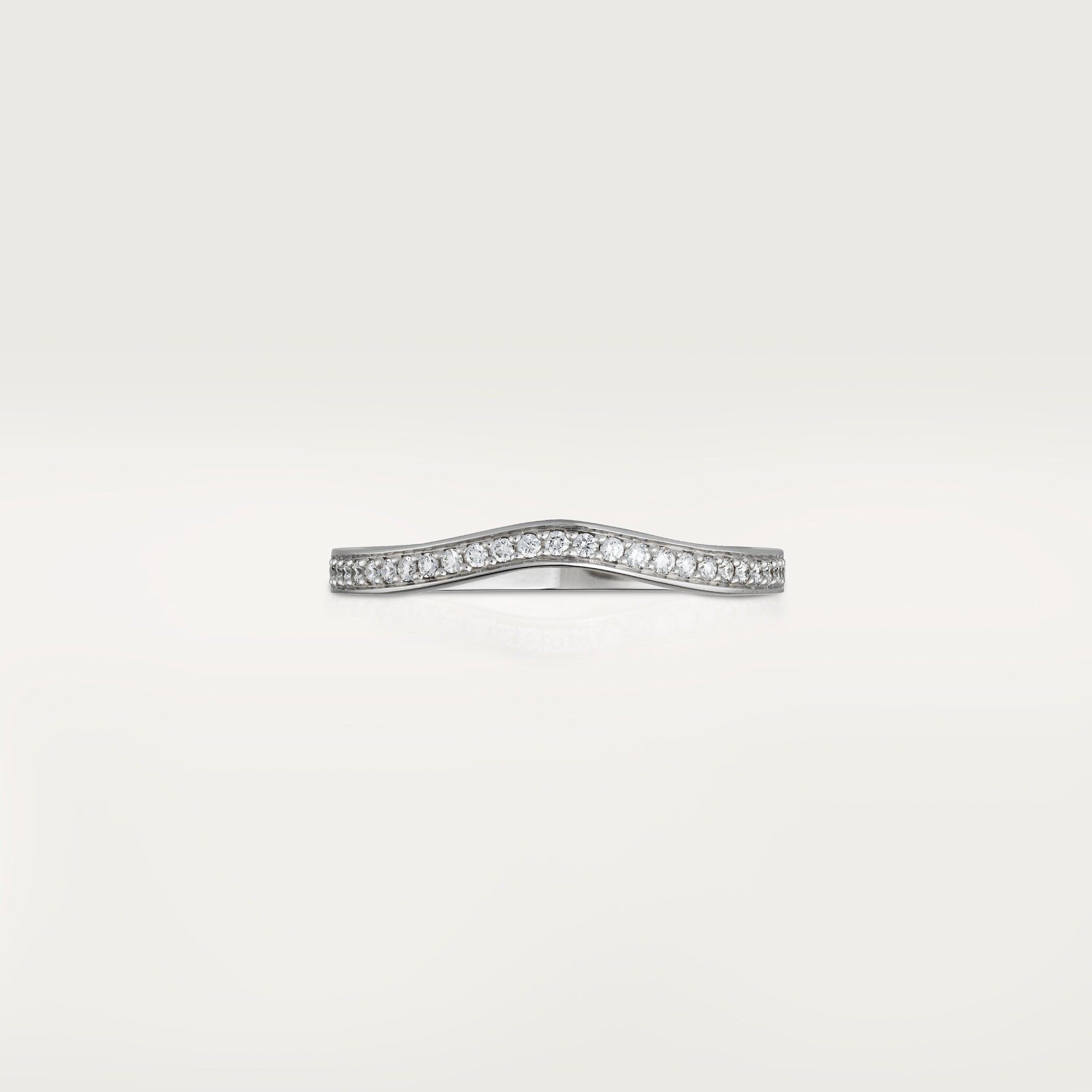 BALLERINE WEDDING BAND プラチナリング Cartier Ballerine Platinum Wedding Bands | Cartier® US