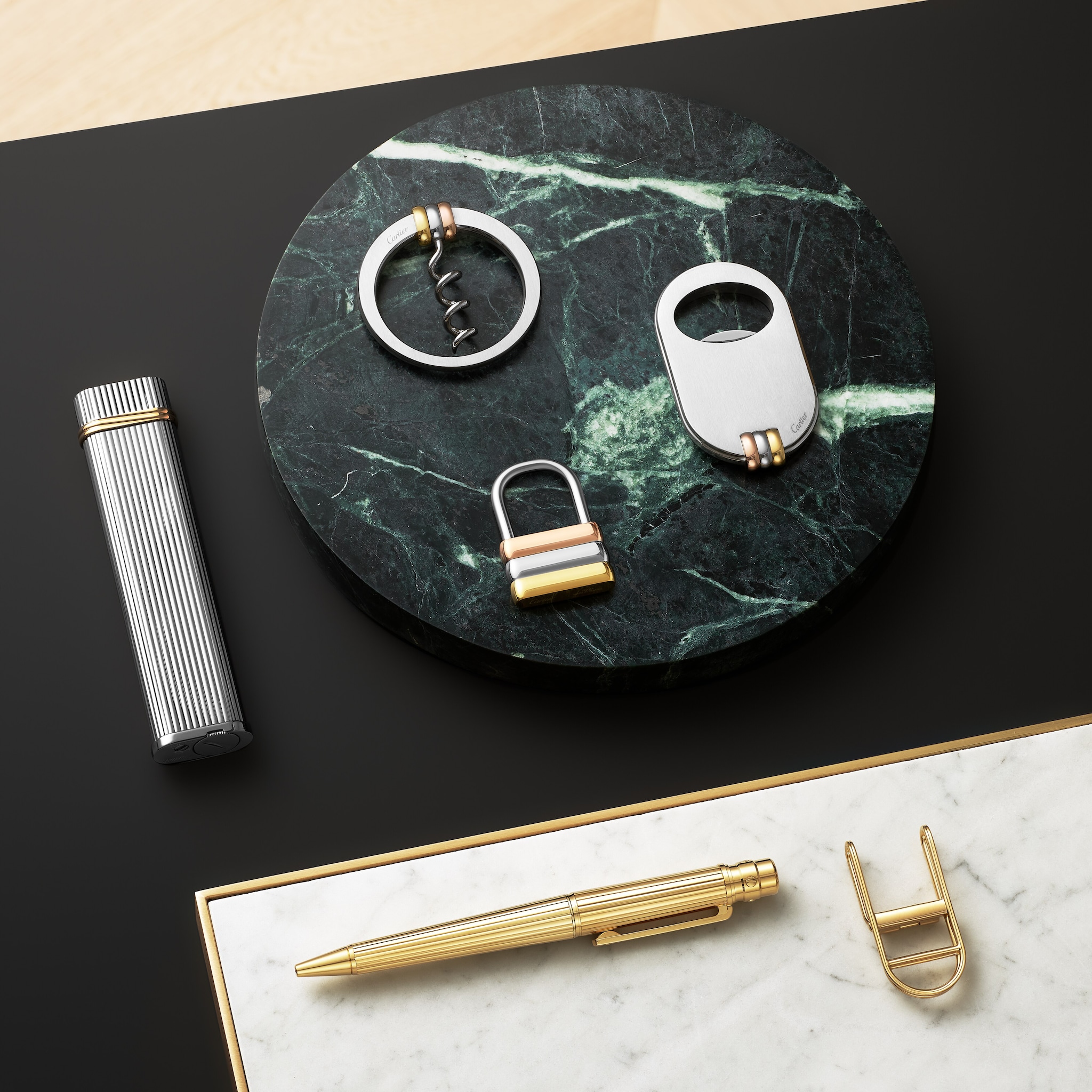 Stylo bille Santos de Cartier