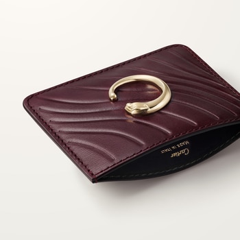 Simple card holder, Panthère C de Cartier Simple card holder, Panthère C de Cartier