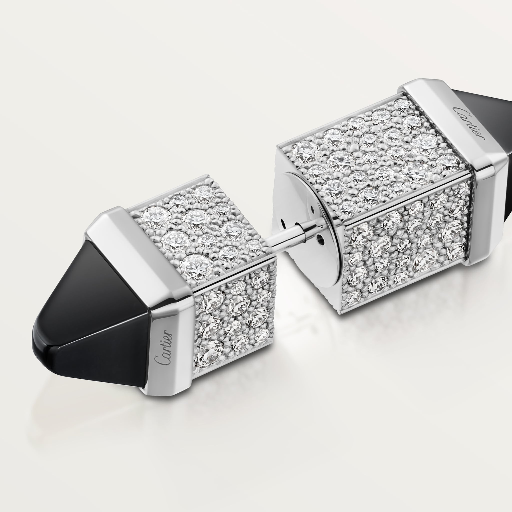 Les Berlingots de Cartier single earring, paved, image 5