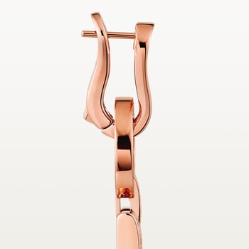 Agrafe earrings, paved Agrafe earrings, paved