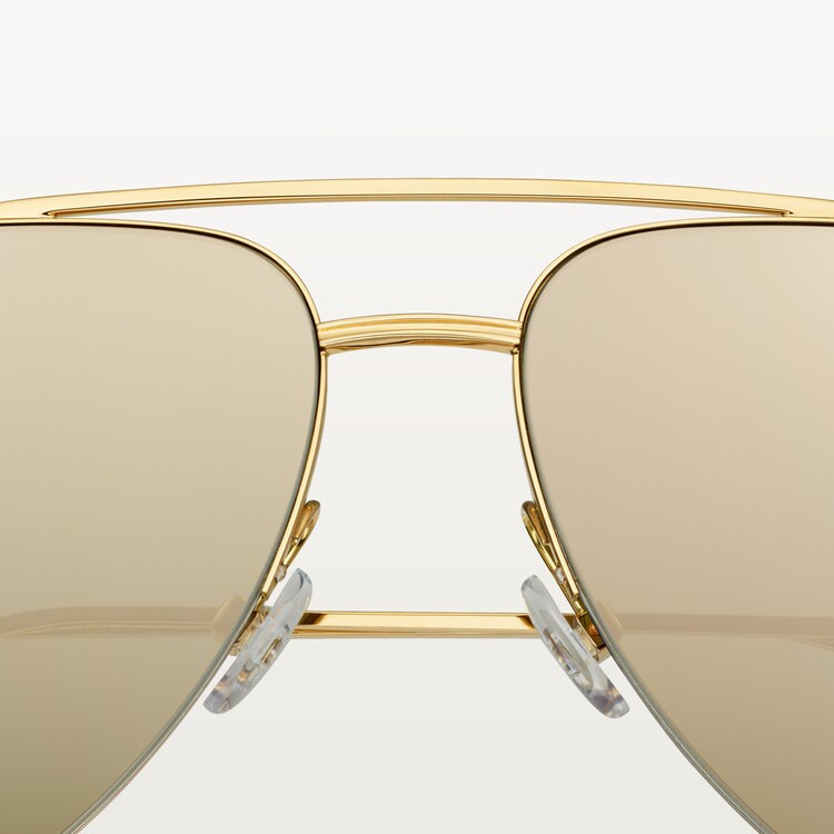 Gold cartier glasses sales