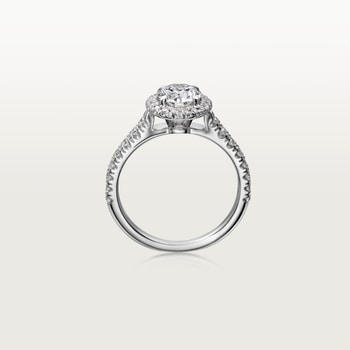 Cartier Destinée solitaire, brilliant-cut diamond, paved  Cartier Destinée solitaire, brilliant-cut diamond, paved