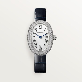 Baignoire Gold Diamond Oval Watches Cartier