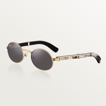 Cartier sunglasses 18k gold sales