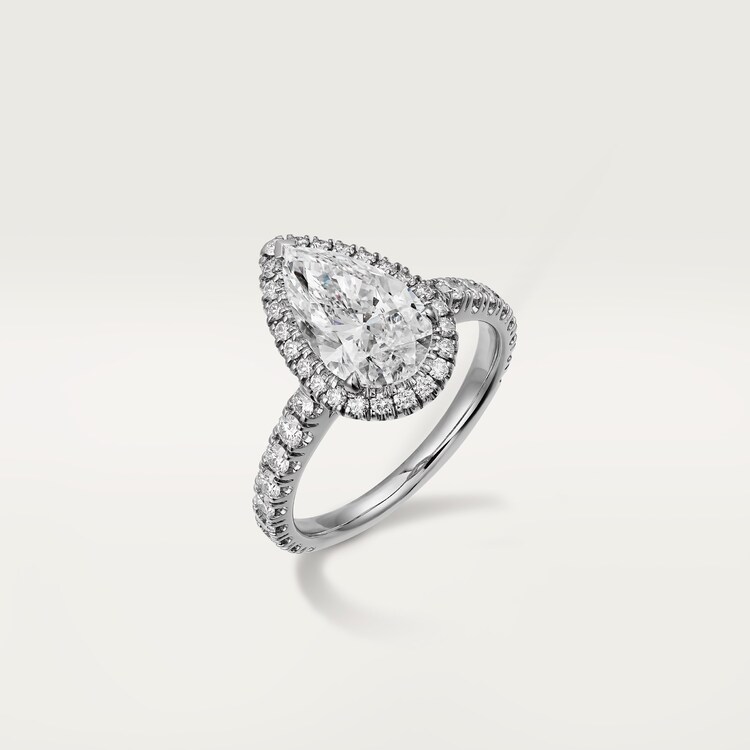 CRN4751700 Cartier Destinee solitaire Platinum diamonds Cartier
