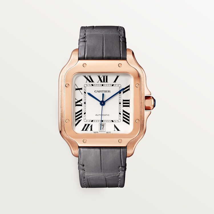 Rose gold cartier watch deals