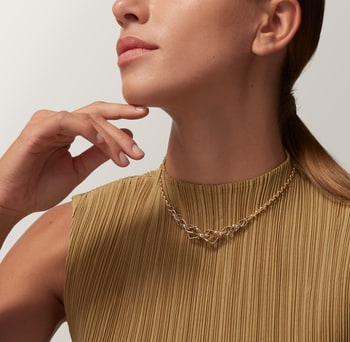 Trinity necklace, cushion-shaped, medium model Trinity necklace, cushion-shaped, medium model
