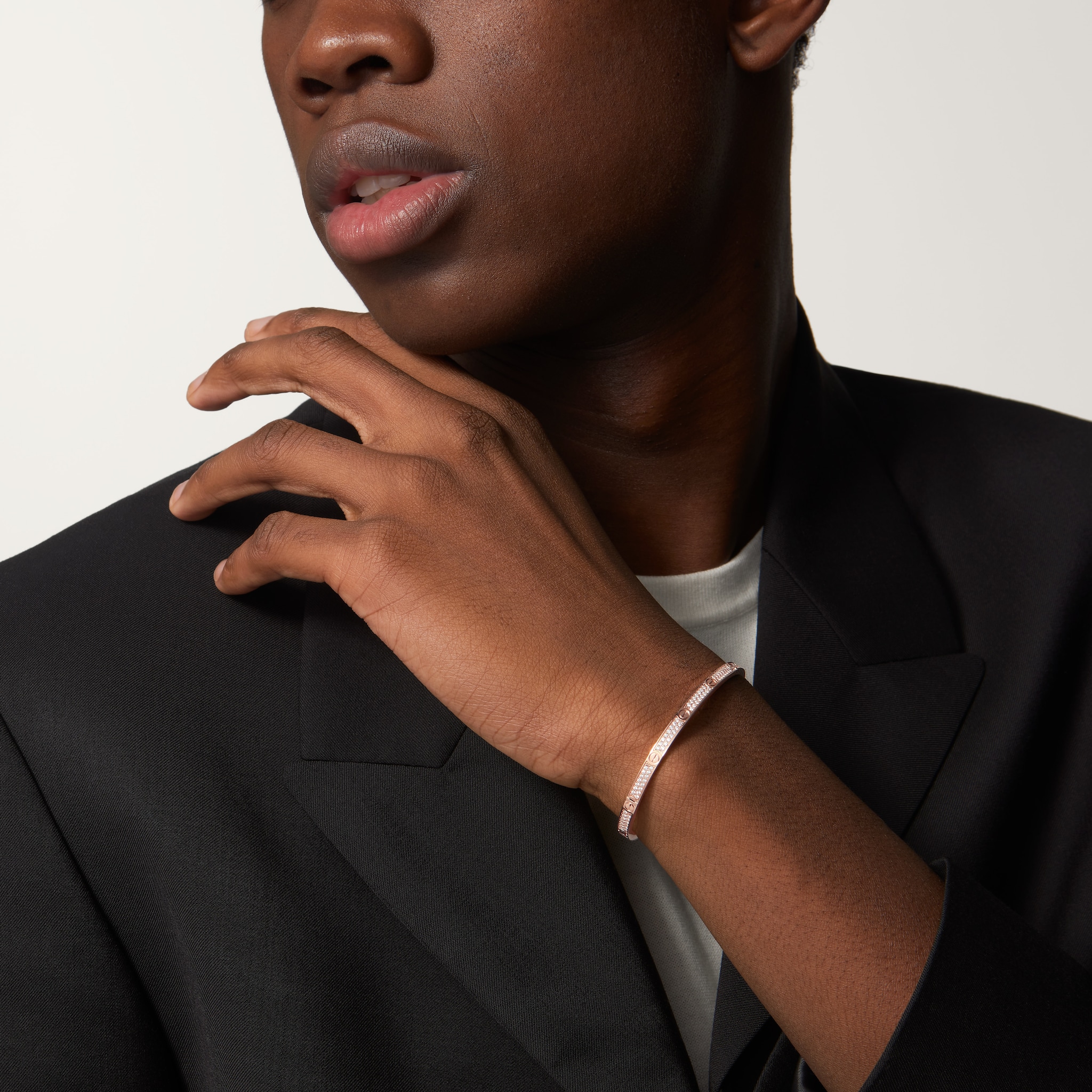 #LOVE# bracelet, small model, paved, image 5