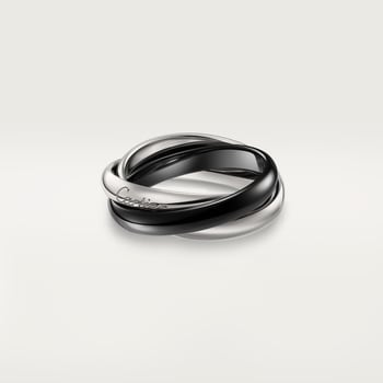 Mens silver cartier ring sale
