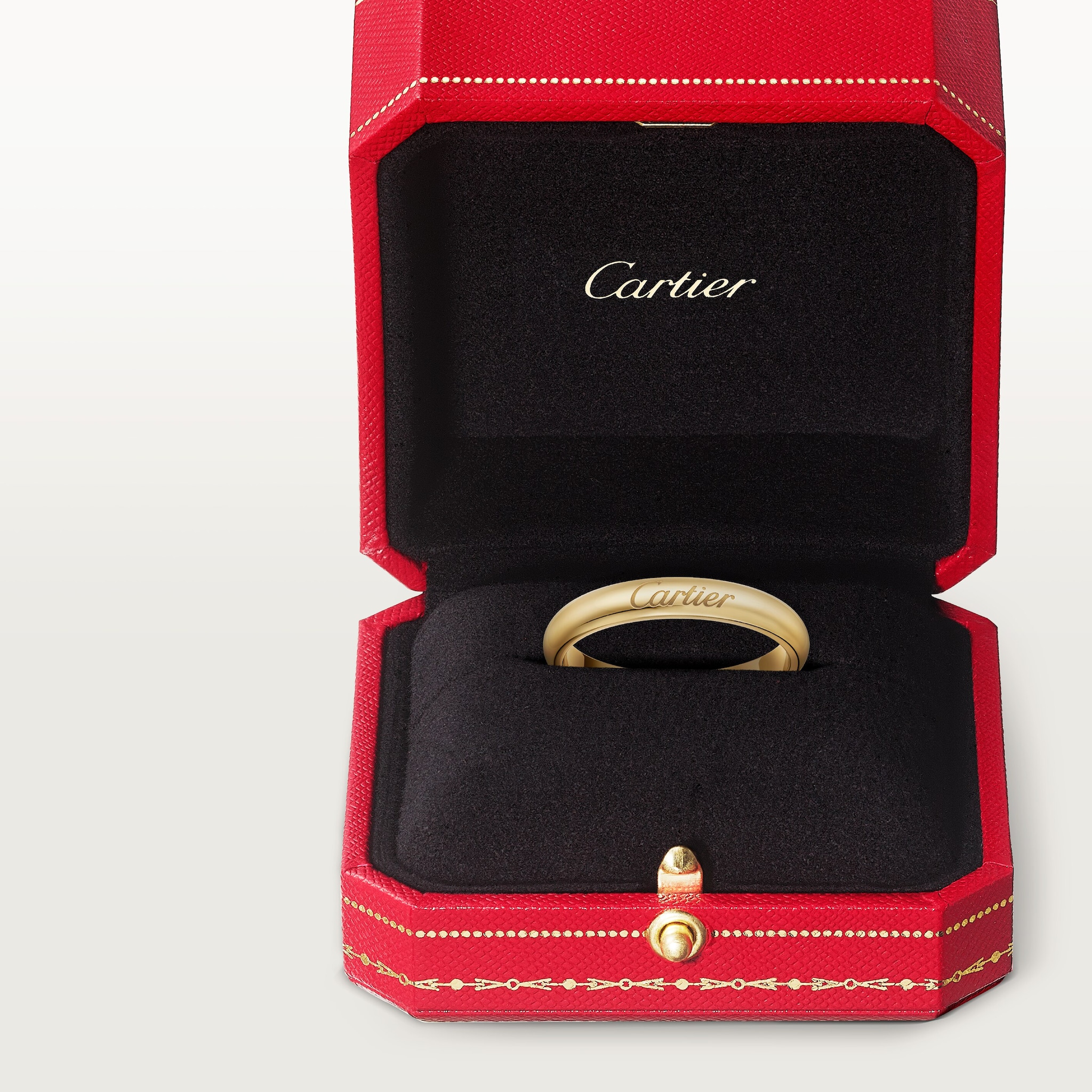 C de Cartier wedding band, 3 mm width, image 7