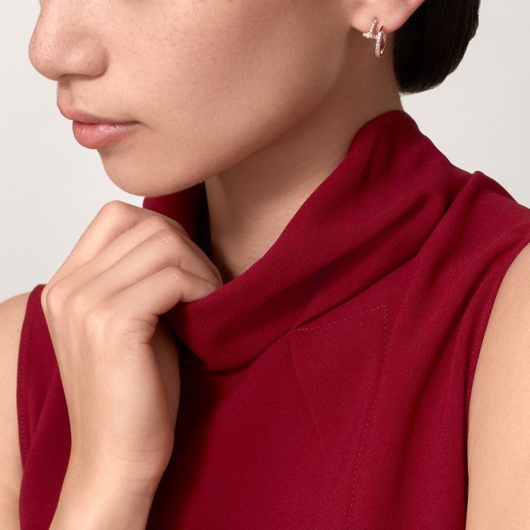 Cartier nail earrings hotsell