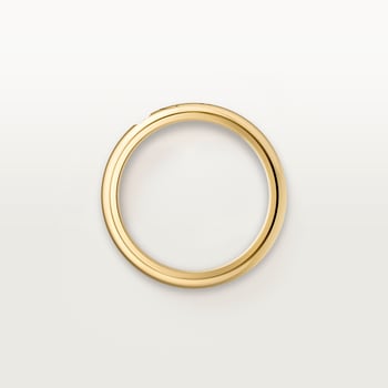 C de Cartier wedding ring, 4 mm width, 1 diamond C de Cartier wedding ring, 4 mm width, 1 diamond