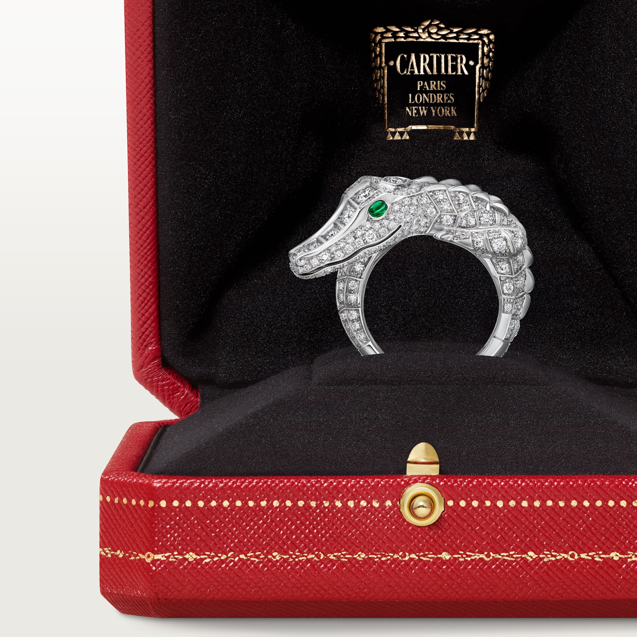 Faune et Flore de Cartier ring, paved, image 8