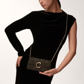 Mini model chain bag, Panthère C de Cartier Mini model chain bag, Panthère C de Cartier