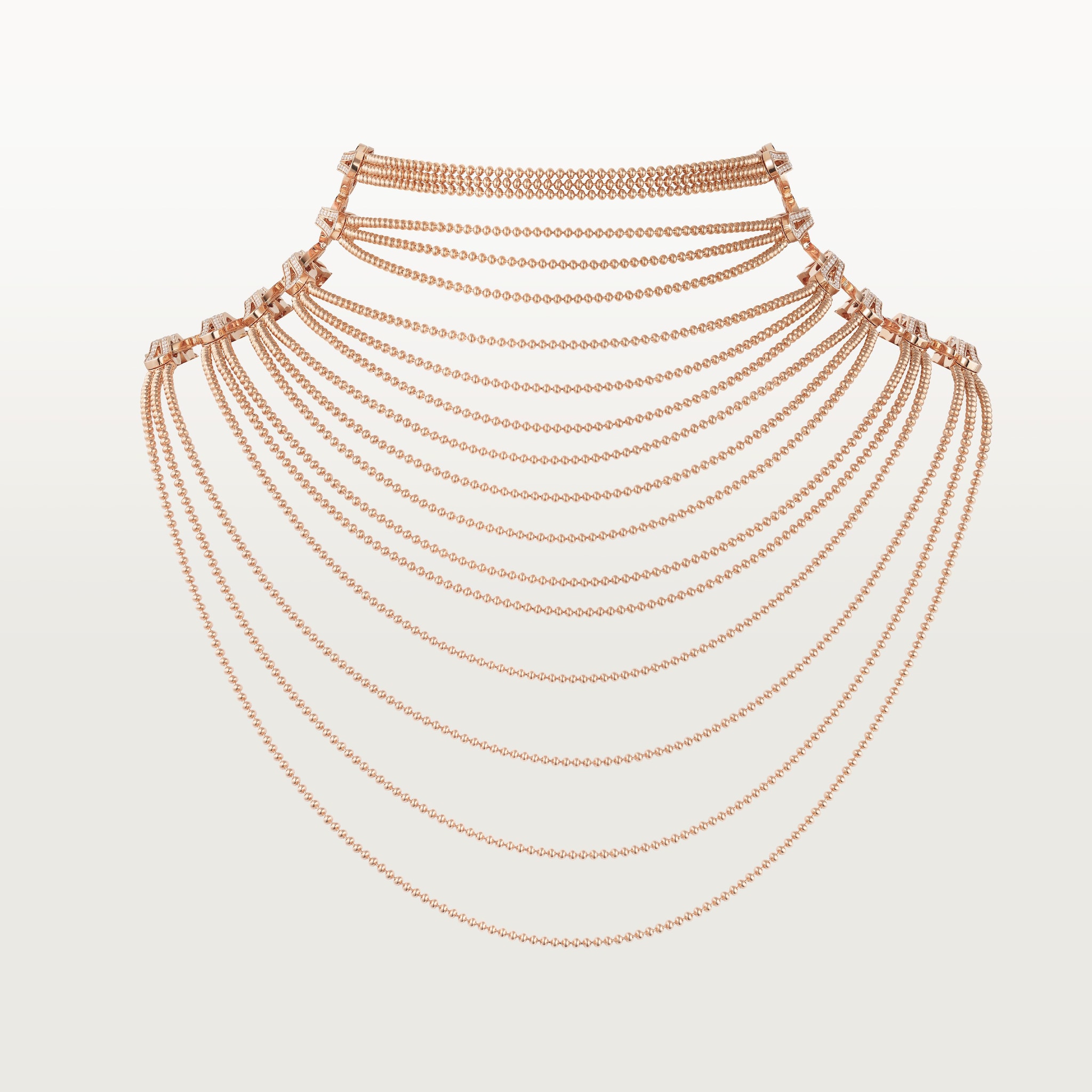 Agrafe necklace, semi-paved, image 5