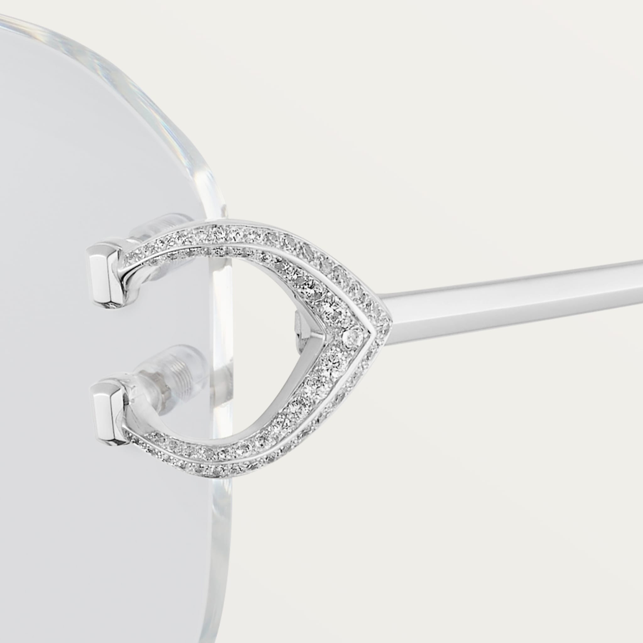 D&eacute;cor precious sunglasses with Classic C de Cartier motif, image 5