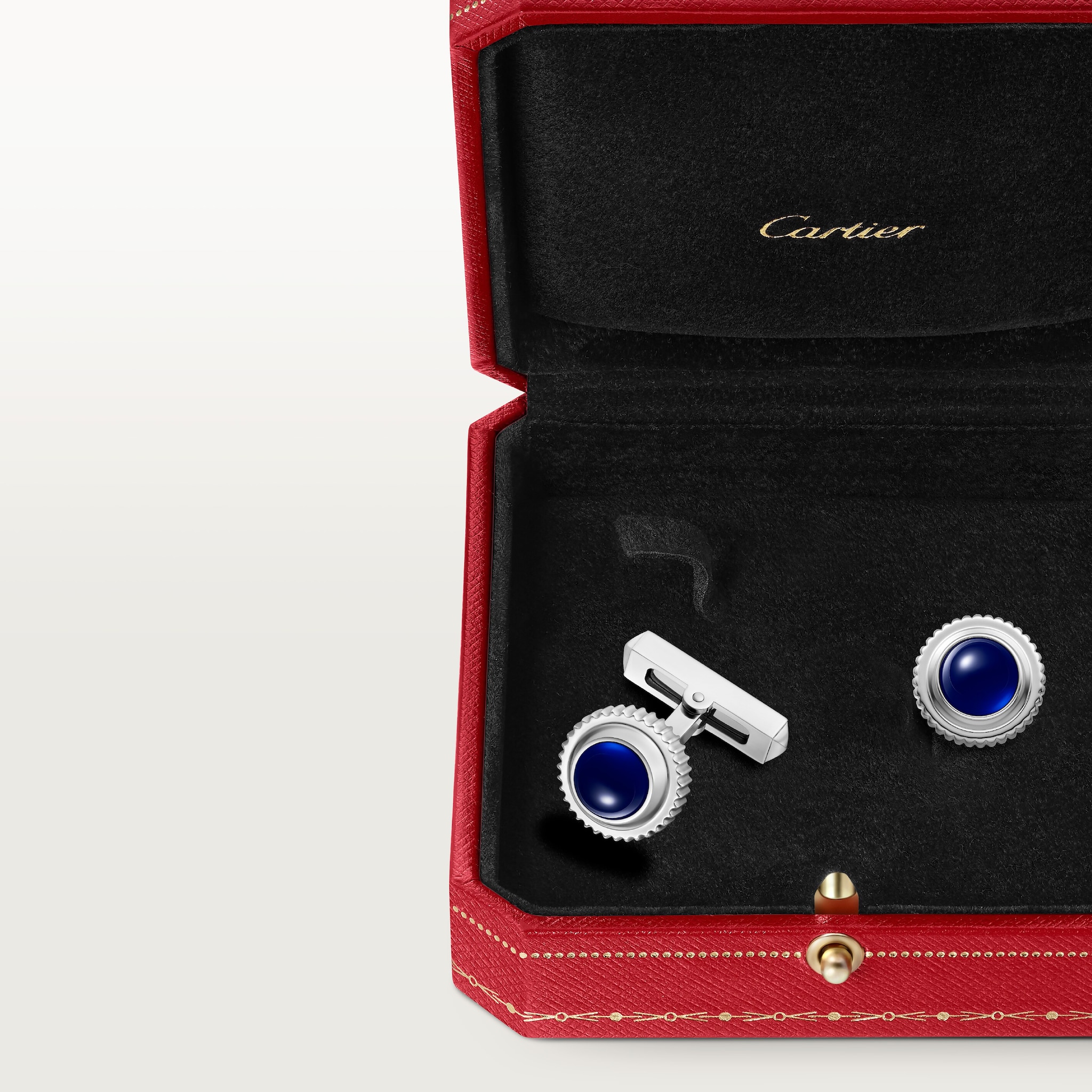 CROG000326 - Pasha de Cartier cufflinks - Sterling silver