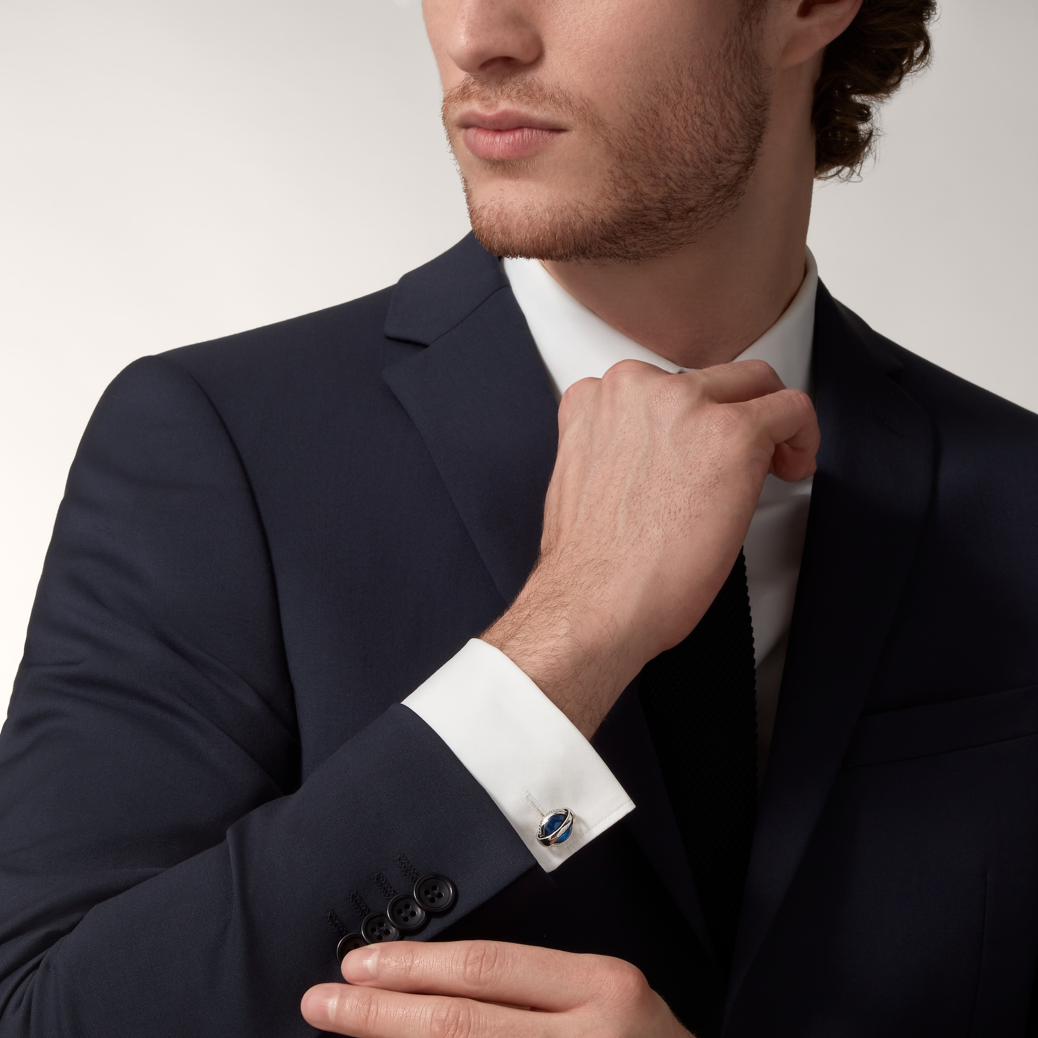 Ballon Bleu de Cartier silver cufflinks