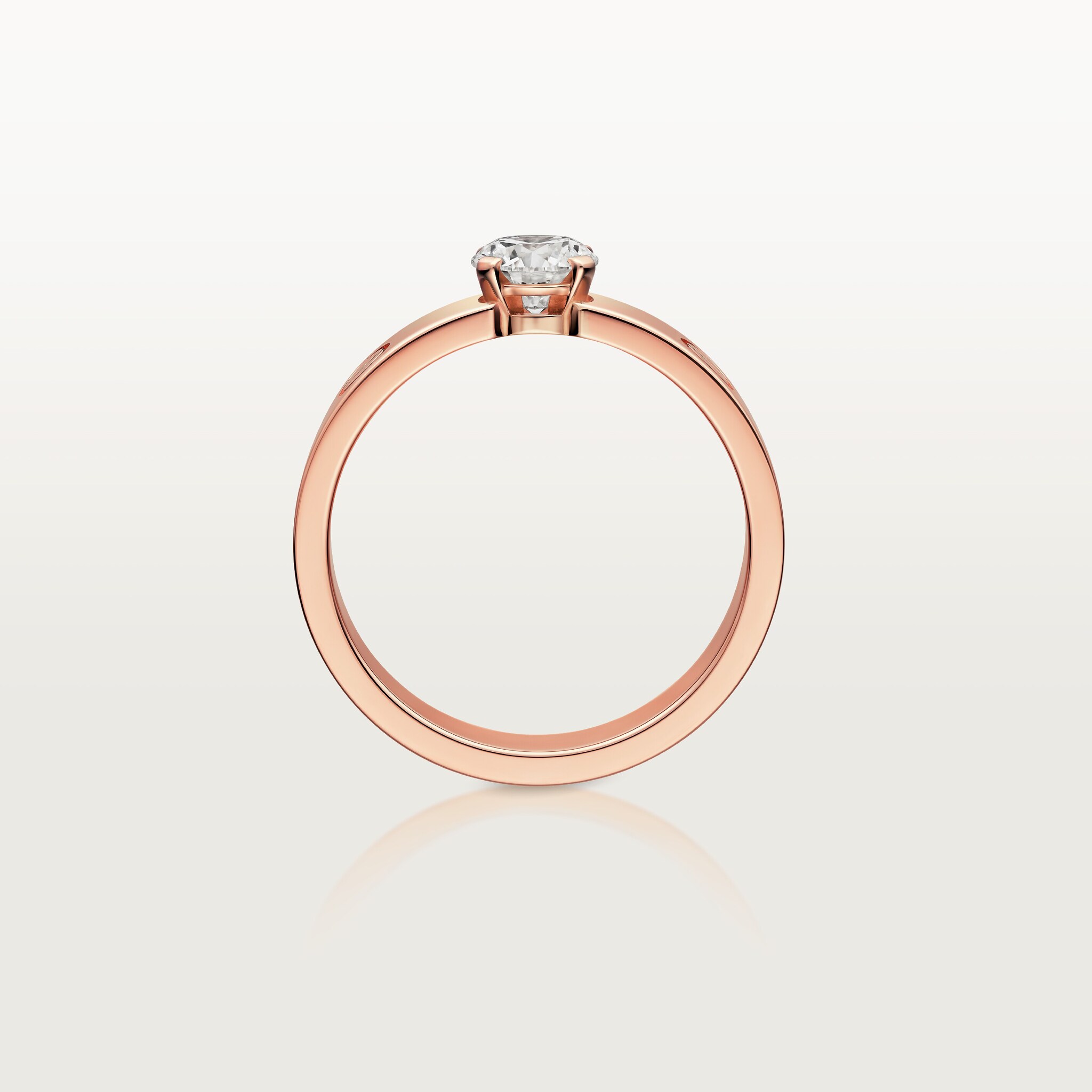 #LOVE# solitaire, brilliant-cut diamond