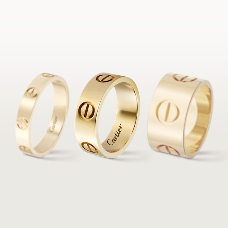 Cartier style love ring hot sale